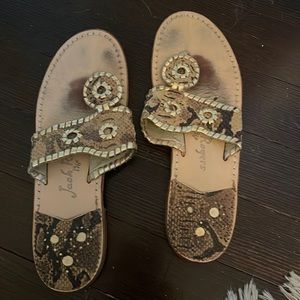 Jack Rogers Snake print!